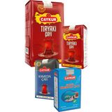 Çaykur Tiryaki 500GR, Kamelya 500GR ve 1kg, 42 No Tirebolu 500GR Dökme Çay Paketi - 400 gr