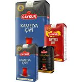 Çaykur Tiryaki 500GR, Kamelya 500GR ve 1kg, Altınbaş 200GR Dökme Çay Paketi - 400 gr