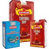 Çaykur Tiryaki 500GR ve 1kg, 42 No Tirebolu 500GR Dökme Çay Paketi - 400 gr