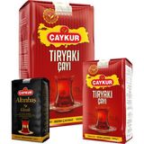 Çaykur Tiryaki 500GR ve 1kg, Altınbaş 200GR Dökme Çay Paketi - 400 gr