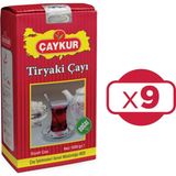 Çaykur Tiryaki Çayı 1000 G x 9 Adet - 1 kg