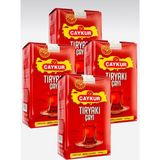 Çaykur Tiryaki Çayı 1000 gr x 4 Siyah Dökme Çay Türkiye Menşeli Yoğun Aroma ile Ekonomik Paket - 1 kg