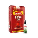 Çaykur Tiryaki Dökme Siyah Çay 1000 gr ve Yeşil Çay Sprey Kolonya 150 ml Set