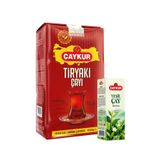 Çaykur Tiryaki Döküm Çay 1000 gr ve Yeşil Çay Kolonyası 250 ml Set | 2'li Paket