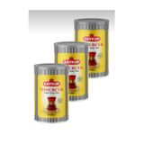 Çaykur Tomurcuk Earl Grey 200 gr x 3 Adet Silindir Kutu Doğal Bergamot Aromalı Dökme Siyah Çay