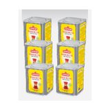 Çaykur TOMURCUK EARL GREY TEA 125 GR X 6 ADET TENEKE KUTU DOĞAL BERGAMOT AROMALI SİYAH KOKULU ÇAY