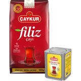 Çaykur Tomurcuk Kokulu 125GR ve Filiz 1kg Dökme Çay Paketi - 400 gr