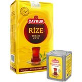 Çaykur Tomurcuk Kokulu 125GR ve Rize Turist 1kg Dökme Çay Paketi - 400 gr