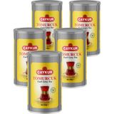 Çaykur Tomurcuk Kokulu Earl Grey Dökme Çay 200 Gr Beşli Paket Yoğun Bergamot Aromasıyla