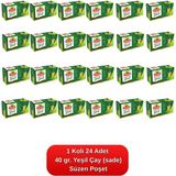 Çaykur Yeşil Çay Süzen Poşet (Sade) 40 Gr. 24'lü Koli