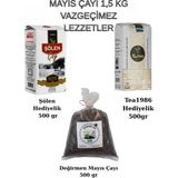 Çaylar Avm Mayıs Çayı Seti TEA1986, Şölen ve Değirmen Çayı 3’lü Ilk Hasat (3 x 500 Gr) - 1,5 kg
