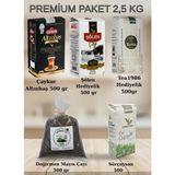 Çaylar Avm Premium Çay Gurme Seti 2.5 kg - Çaykur Altınbaş, Şölen, TEA1986, Sürçaysan ve Değirmen Çayı - 2,5 kg