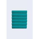 Caymoon 6 Adet 50x90cm Spor, Fitness, Kuaför, Berber Havlusu Leke Tutmayan, Antibakteriyel Toptan Havlu 6'lı