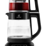 Çaysever 3 In 1 Konuşan Cam Çay Makinesi Su Isıtıcı ve Mama Suyu Hazırlama 1700W Black - Beyaz