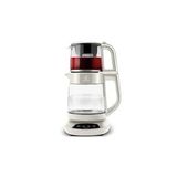 Çaysever 3 In 1 Konuşan Cam Çay Makinesi Su Isıtıcı ve Mama Suyu Hazırlama 1700W Starlight - Beyaz