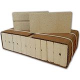 Çaytaş Ateş Tuğlası (20 x 10 x 3) cm Ateş Tuğlası - 6 Adet