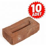 Çaytaş Harman Tuğlası Restorasyon ve Dekorasyon Için Uygun Tuğla - 10 Adet - 20x10x5 cm - Ateş Tuğlası