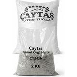 Çaytaş Şamot Ateş Tuğla Örgü Harcı 2 KG Krem Rengi Yüksek Su Direnç Seviyesine Sahip - Gri - Krem