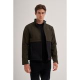 Caz 1032 Dik Yaka Softshell Erkek Su Geçirmez Mont Haki