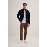 Caz 5127 Dik Yk. Polar Sweat Hırka Siyah