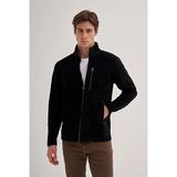 CAZ 56330 DİK YK. POLAR SWEAT HIRKA SİYAH Siyah XXL
