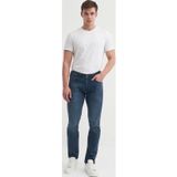 Cazador 0756 Terry Boru Paça Normal Bel Slim Fit Erkek Kot Pantolon Lacivert
