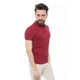 Cazador 22yceeo04613 Bordo Polo Yaka Erkek T-shirt