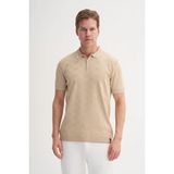 Cazador 3031 Erkek Polo Yaka Triko T-Shirt - Bej - M