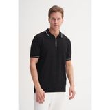 Cazador 30315 Erkek Polo Yaka Triko T-Shirt - Siyah - M