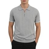 Cazador 34260 Erkek Polo Triko T-Shirt - Gri - M