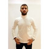 Cazador 3603 Yarım Boğazlı Balıkçı Ekru Erkek Kazak