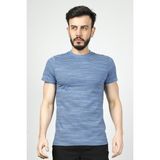 Cazador 4014 İndigo Bisiklet Yaka Erkek T-Shirt