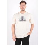Cazador 4071 Erkek Bisiklet Yaka T-Shirt - Bej - M