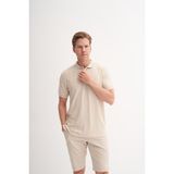 Cazador 4104 Erkek Polo T-Shirt - Bej - M