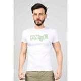Cazador 4125 Cazador Erkek T-Shirt Beyaz - L
