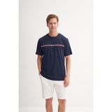 Cazador 4135 Erkek Bisiklet Yaka T-Shirt - Laci
