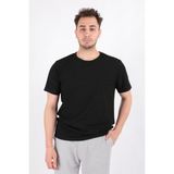 Cazador 4153 Erkek Bisiklet Yaka T-Shirt - Siyah - M