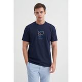 Cazador 4188 Erkek Bisiklet Yaka T-Shirt - Laci - M