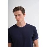 Cazador 4207 Lacivert Polo Yaka Regular Fit Örme Dokulu T-shirt