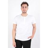 Cazador 4270 Erkek Patli Yk. T-Shirt - Beyaz - 2XL