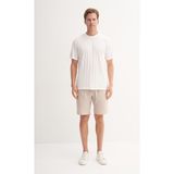 Cazador 42770 Erkek Bisiklet Yaka Iklet Yaka T-Shirt - Beyaz - M