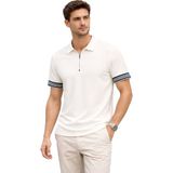 Cazador 44715 Polo Yaka T-Shirt Erkek Ekru Tişört - XL