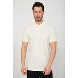 Cazador 4613 Ekru Polo Pike Erkek T-shirt