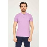 Cazador 4613 Lila Polo Erkek T-Shirt