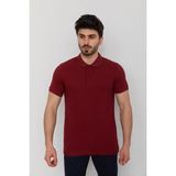 Cazador 4613 Polo Pike Bordo XL Erkek T-shirt