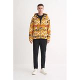 Cazador 50940 Kapş.yk. Sweat Hırka Peluş Hardal