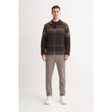 Cazador 54180 Fermuarlı Kiremit Erkek Sweat Hırka