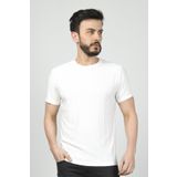 Cazador B.yaka K.kol Erkek T-Shirt 4161 Ekru