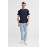 Cazador Basic Süprem Erkek T-Shirt 46230 Lacivert - XL