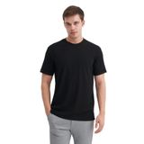 Cazador Bisiklet Yaka Dokulu Erkek T-shirt 42530 Siyah Siyah